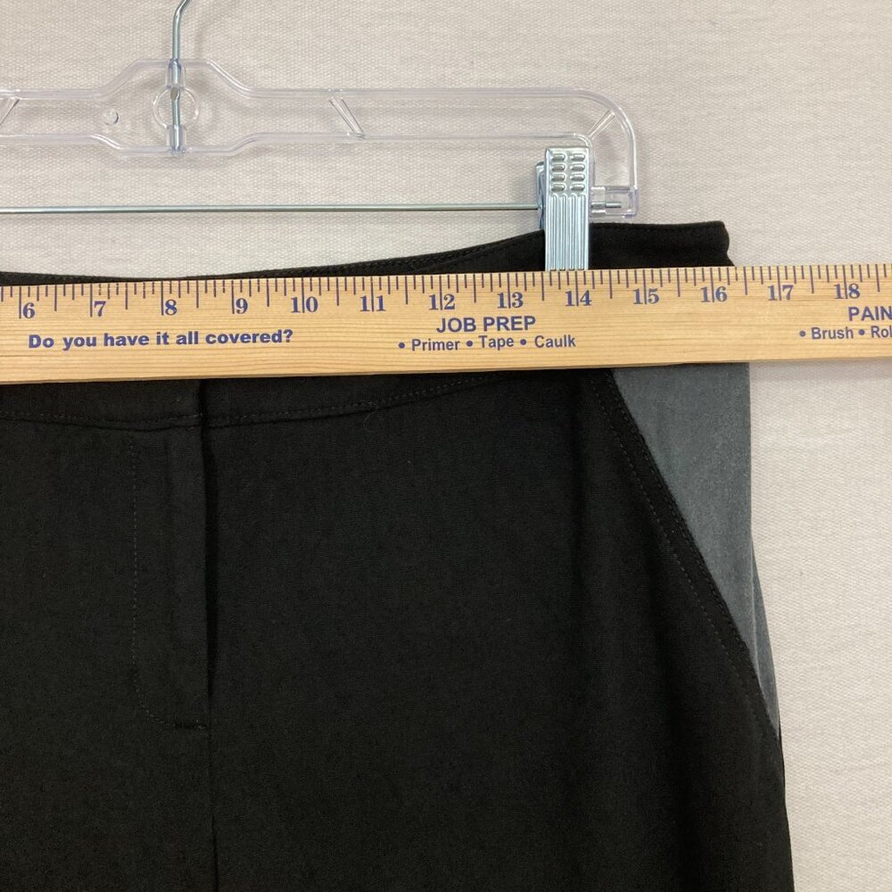 Cache Black Soft Stretch Bootcut Pants Size 12 Of… - image 4